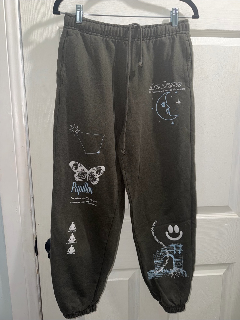 PacSun Olive Green Drawstring Sweatpants